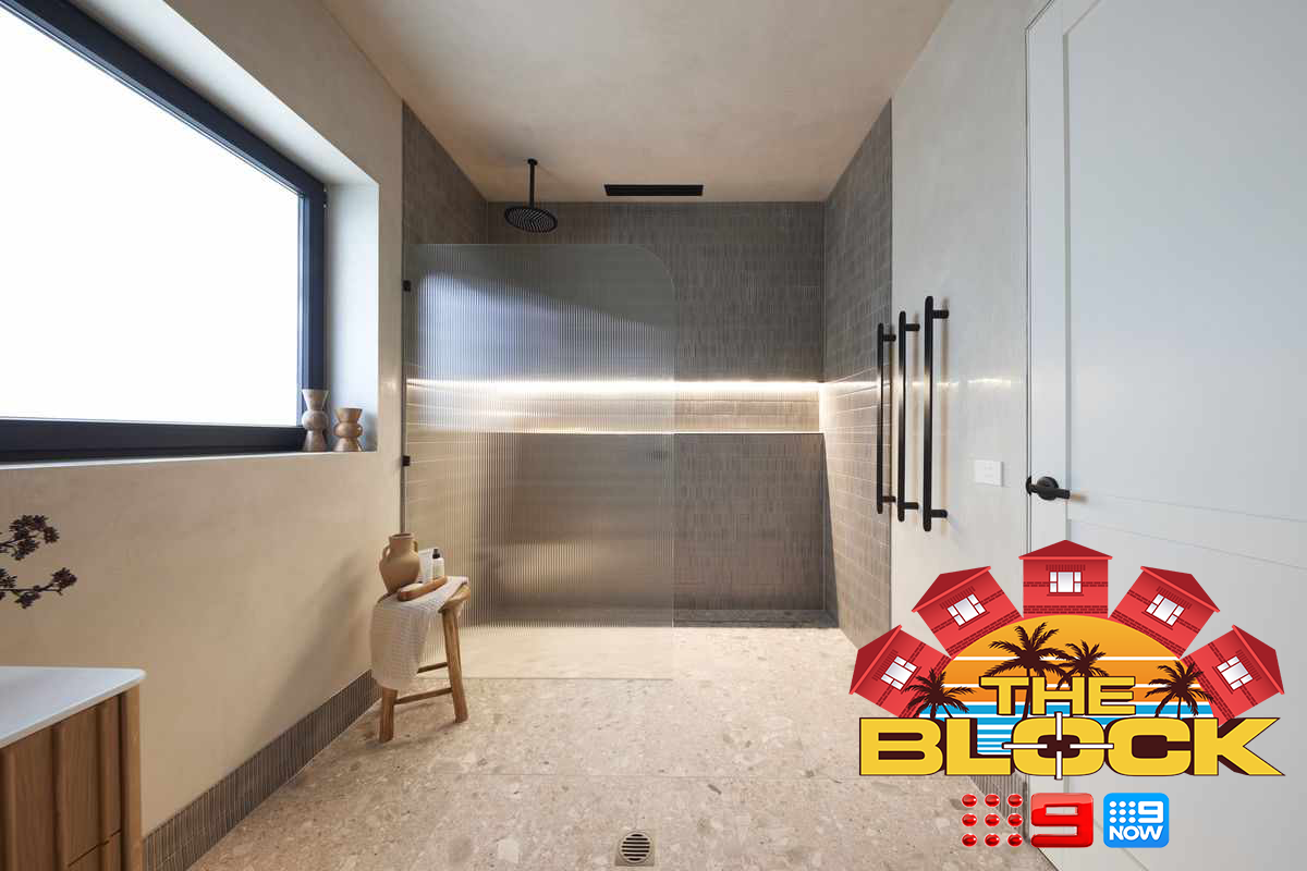 Shower screens installed for The Block 2023
